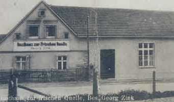 Gasthof "Zur Frischen Quelle" Ende der 30er Jahre