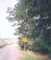 Ortseingang aus Richtung Grano